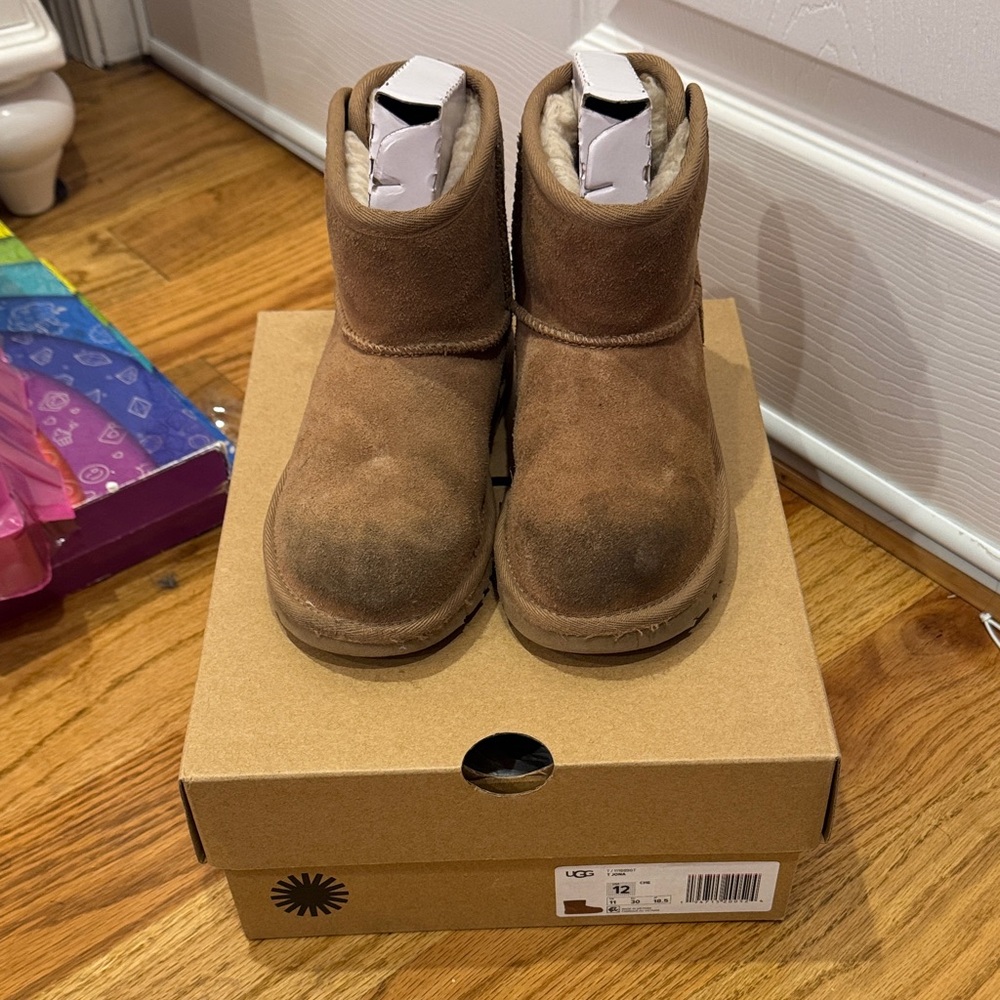 Brown Shearling Lined Boots